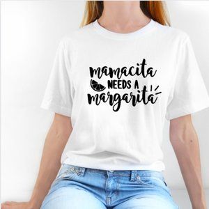Mamacita Needs A Margarita Taco Tuesday Custom Tee Shirt